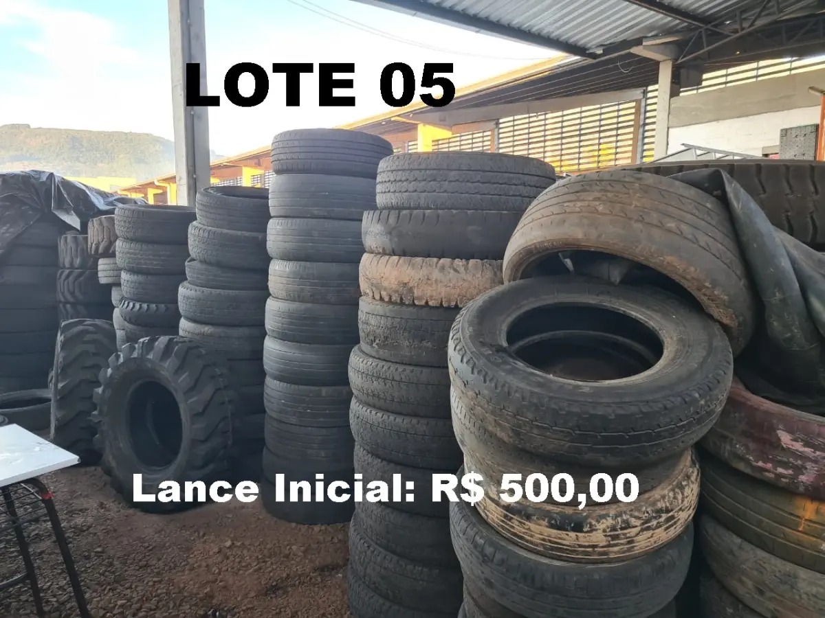 LOTE 005 - Sucata de Pneus