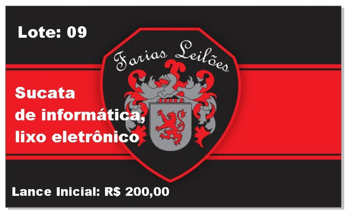 LOTE 009 - Sucata de informática, lixo eletrônico