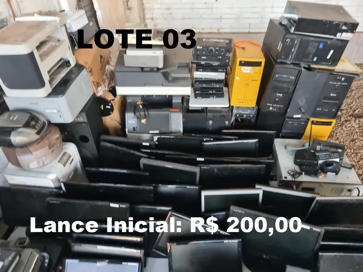 LOTE 003 - Sucata de Informática