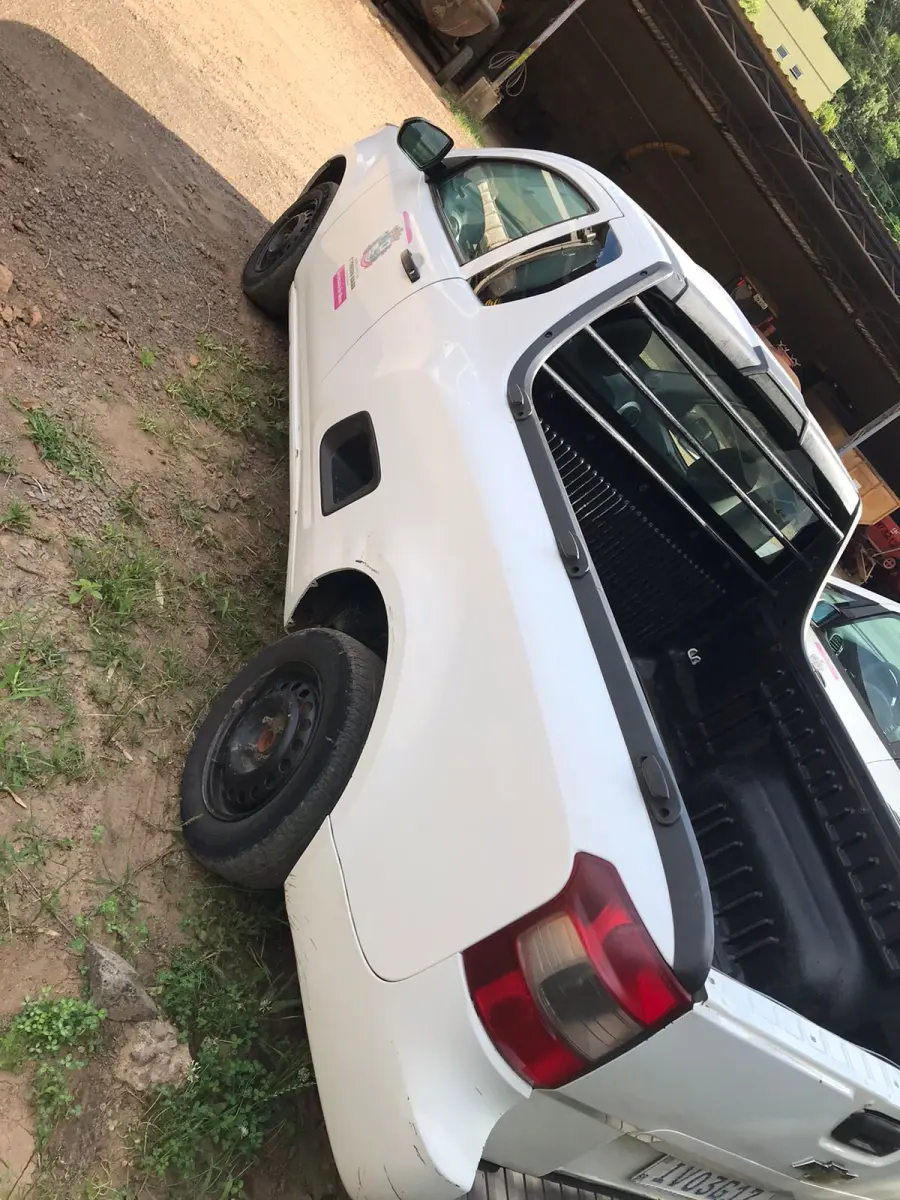 LOTE 003 - CHEVROLET MONTANA LS, 2014, cor branca, 102 CV