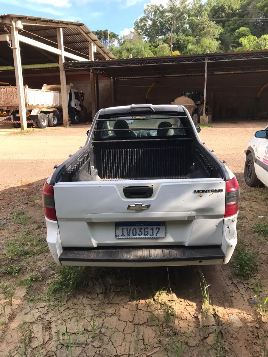 LOTE 003 - CHEVROLET MONTANA LS, 2014, cor branca, 102 CV