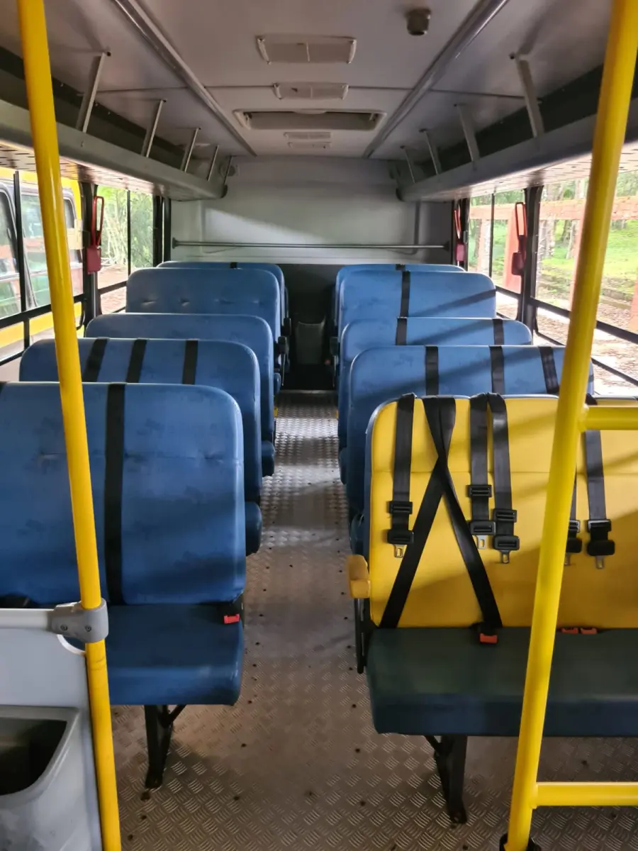 LOTE 008 - ÔNIBUS ESCOLAR– IVY – 8891 – Volkswagen 15.190 EOD E.HD ORE, 2014/2014, amarelo