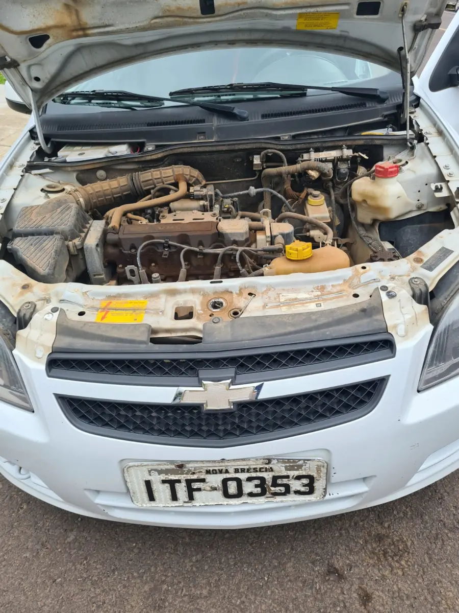 LOTE 001 - Chevrolet CELTA 1.0 – LT; álcool/gasolina/ 2012/2012, branco,