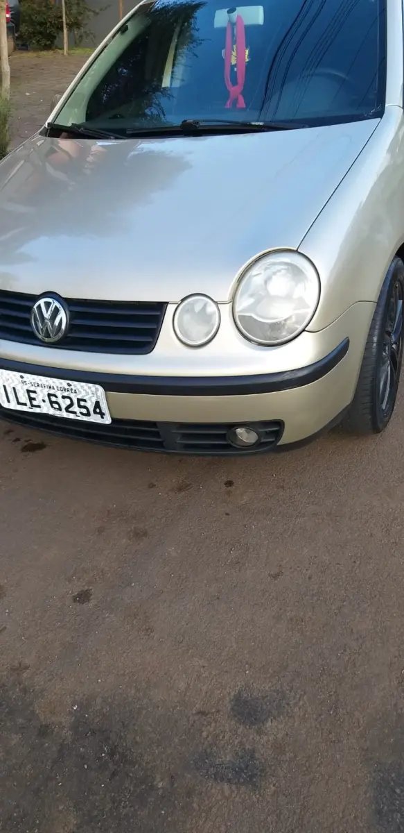 LOTE 002 - VW Polo 1.6, ano/modelo 2003, combustível gasolina, cor prata