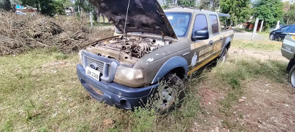 LOTE 093 - I/FORD RANGER XLS 12A, placa: JBM-2348, ano/modelo: 08/08