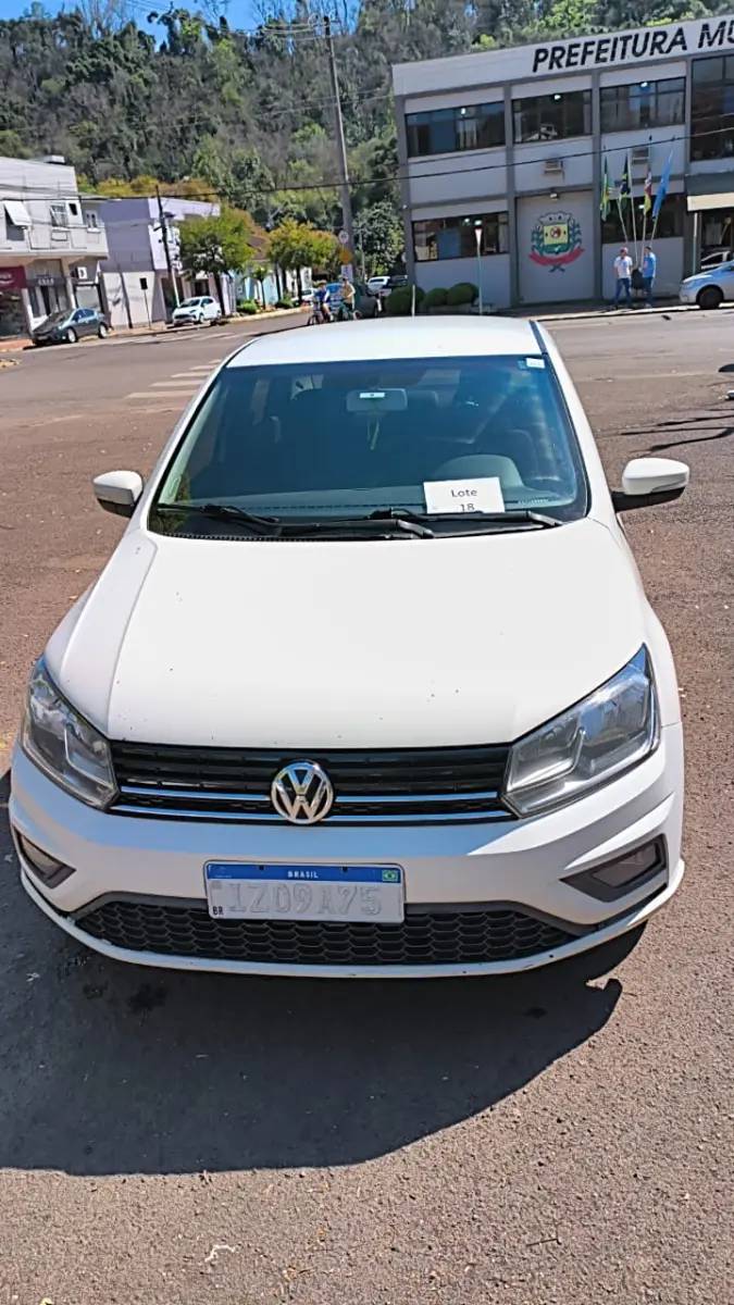 LOTE 018 - AUTOMOVEL VOYAGE 1.6L AFS, 2019/20, BRANCO CRISTAL, COMBUSTIVEL FLEX,