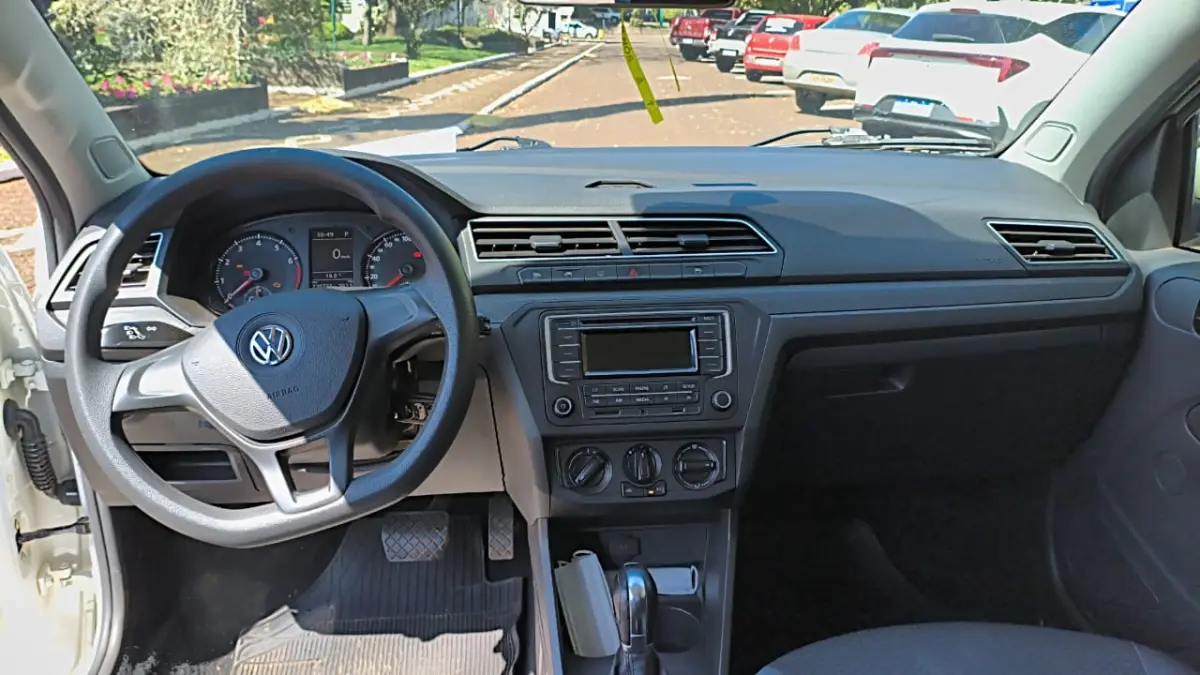 LOTE 018 - AUTOMOVEL VOYAGE 1.6L AFS, 2019/20, BRANCO CRISTAL, COMBUSTIVEL FLEX,