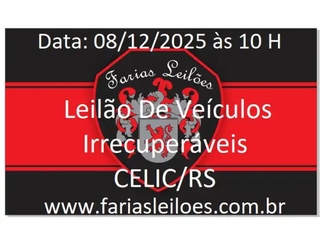 VEÍCULOS IRRECUPERÁVEIS CELIC-RS