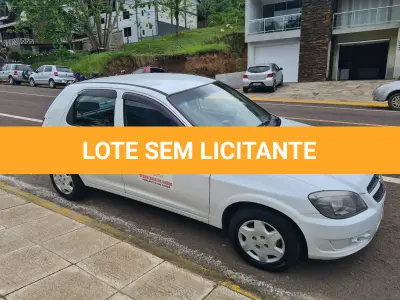 LOTE 001 - Chevrolet CELTA 1.0 – LT; álcool/gasolina/ 2012/2012, branco,