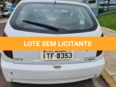 LOTE 001 - Chevrolet CELTA 1.0 – LT; álcool/gasolina/ 2012/2012, branco,