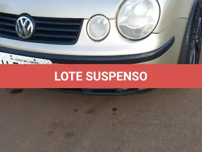 LOTE 002 - VW Polo 1.6, ano/modelo 2003, combustível gasolina, cor prata