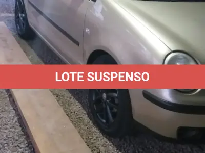 LOTE 002 - VW Polo 1.6, ano/modelo 2003, combustível gasolina, cor prata