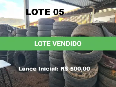 LOTE 005 - Sucata de Pneus