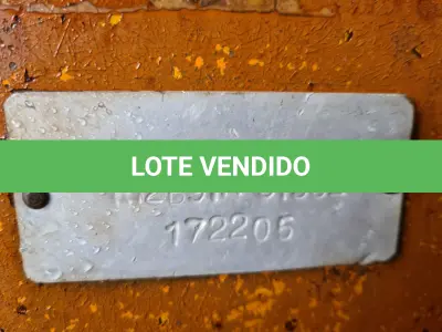 LOTE 003 - Pá-Carregadeira marca Fiatallis . 1997 modelo FR 12B