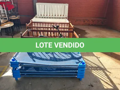 LOTE 003 - Sucata de BERÇOS, BICICLETAS E ESTEIRAS DE DORMIR INFANTIL