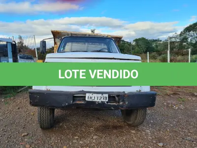 LOTE 020 - CAMINHÃO BASCULANTE GM CHEVROLET 12000 Custo 13,30PBT, placa IHJ1239, ano/modelo 1990/1990