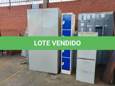 LOTE 004 - Sucata de ARQUIVOS EM AÇO, CUBAS EM INOX