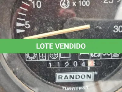 LOTE 019 - RETROESCAVADEIRA , MARCA RANDON , Modelo RK406-B,  ano/modelo 2010/12010