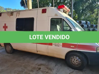 LOTE 002 - ESPECIAL/CAMIONETE/AMBULANCIA, PEUGEOT/BOXER F-350 LH-HDI