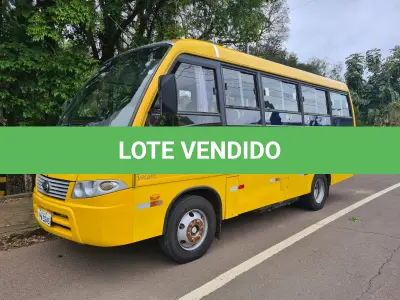 LOTE 010 - MICROÔNIBUS ESCOLAR– IPW – 3245 – Marcopolo Volare V6 Escolarbus MWM; 2009/2009, amarelo;