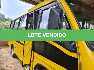 LOTE 009 - MICROÔNIBUS ESCOLAR – IPZ – 0567 – Marcopolo Volare V6 Escolarbus MWM; 2008/2008, amarelo
