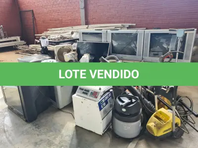 LOTE 009 - Sucata de EQUIPAMENTOS E ELETRODOMÉSTICOS