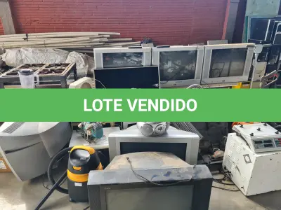 LOTE 009 - Sucata de EQUIPAMENTOS E ELETRODOMÉSTICOS