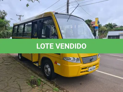 LOTE 010 - MICROÔNIBUS ESCOLAR– IPW – 3245 – Marcopolo Volare V6 Escolarbus MWM; 2009/2009, amarelo;
