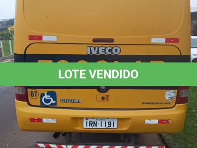 LOTE 003 - MICRO ÔNIBUS ESCOLAR CITYCLASS 70C16, Marca IVECO, Ano/Modelo 2010/2011