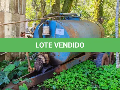 LOTE 027 - DISTRIBUIDOR DE ADUBO ORGÂNICO LIQUIDO 3.000LT.