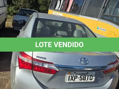 LOTE 018 - Corolla Toyota XEI 20 Flex, Ano/Modelo: 2016/2017