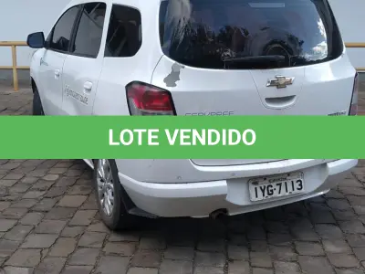 LOTE 011 - SPIN LTZ 1.8 de cor branca, Ano/Modelo: 2017/2018