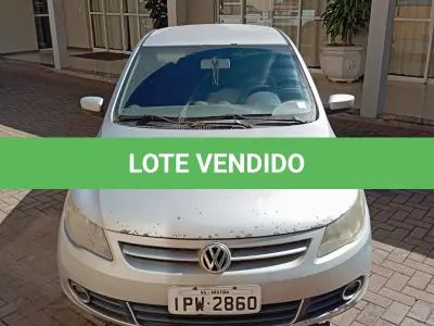 LOTE 021 - AUTOMOVEL VOLKSWAGEM GOL 1.6 POWER, ALCO/GASOL, 2009/10 E RADIO AUTOMOTIVO C/CD MPE E USB PIONNER