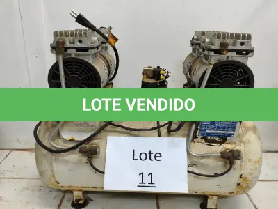 LOTE 011 - COMPRESSOR DE AR 02 CABEÇOTES