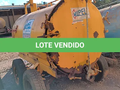 LOTE 024 - DISTRIBUIDOR DE ADUBO ORGÂNICO LIQUIDO 3000L.