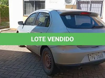 LOTE 021 - AUTOMOVEL VOLKSWAGEM GOL 1.6 POWER, ALCO/GASOL, 2009/10 E RADIO AUTOMOTIVO C/CD MPE E USB PIONNER