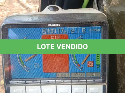 LOTE 014 - ESCAVADEIRA HIDRAULICA PC160LC-8, COR AMARELA, c/ MOTOR DIESEL DE 121 HP, No36458586, CABINE FECHADA COM AR CONDICIONADO, N/S B30088, CHASSI KMTPC214K51B30088, KOMATZU, ANO 2014.
