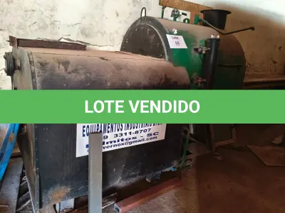 LOTE 044 - CALDEIRA GERADORA DE VAPOR A LENHA, MOD. VX-250, VERNOX