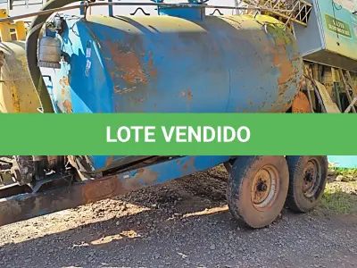 LOTE 027 - DISTRIBUIDOR DE ADUBO ORGÂNICO LIQUIDO 3.000LT.