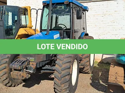 LOTE 022 - TRATOR AGRICOLA DE RODAS, NEW HOLLAND NH TL 85 E, 2012/2012, E RÁDIO AUTOMOTIVO COM RÁDIO AM/FM, CD PLAYER, MP3 E ENTRADAS USB E AUXILIAR