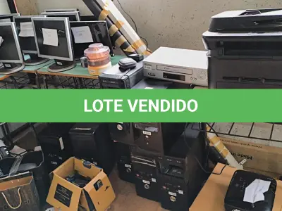 LOTE 002 - EQUIPAMENTOS DE TECNOLOGIA DA INFORMAÇÃO, MÁQUINAS E FERRAMENTAS