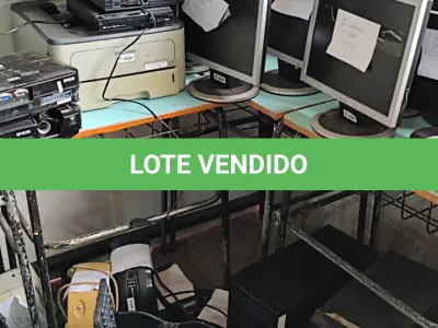 LOTE 002 - EQUIPAMENTOS DE TECNOLOGIA DA INFORMAÇÃO, MÁQUINAS E FERRAMENTAS