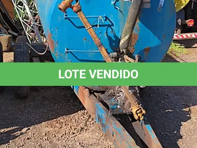 LOTE 027 - DISTRIBUIDOR DE ADUBO ORGÂNICO LIQUIDO 3.000LT.