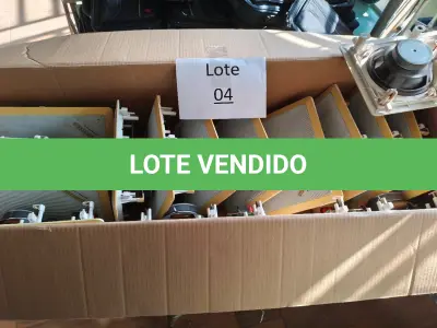 LOTE 004 - EQUIPAMENTOS DE ÁUDIO