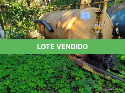 LOTE 023 - DISTRIBUIDOR DE ADUBO ORGÂNICO LIQUIDO 3000L.