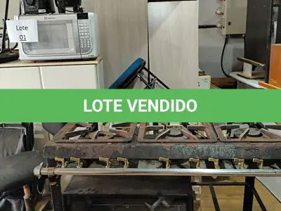 LOTE 001 - MOBILIÁRIO EM GERAL E APARELHOS DOMÉSTICOS