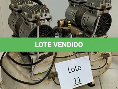 LOTE 011 - COMPRESSOR DE AR 02 CABEÇOTES