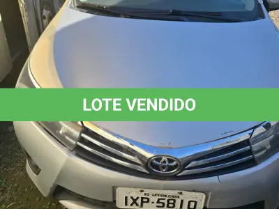 LOTE 018 - Corolla Toyota XEI 20 Flex, Ano/Modelo: 2016/2017