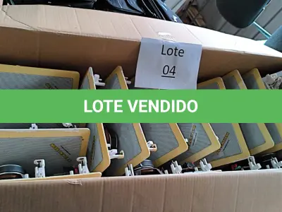 LOTE 004 - EQUIPAMENTOS DE ÁUDIO