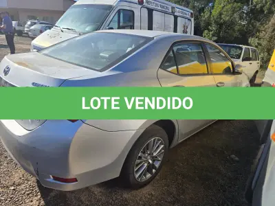 LOTE 018 - Corolla Toyota XEI 20 Flex, Ano/Modelo: 2016/2017